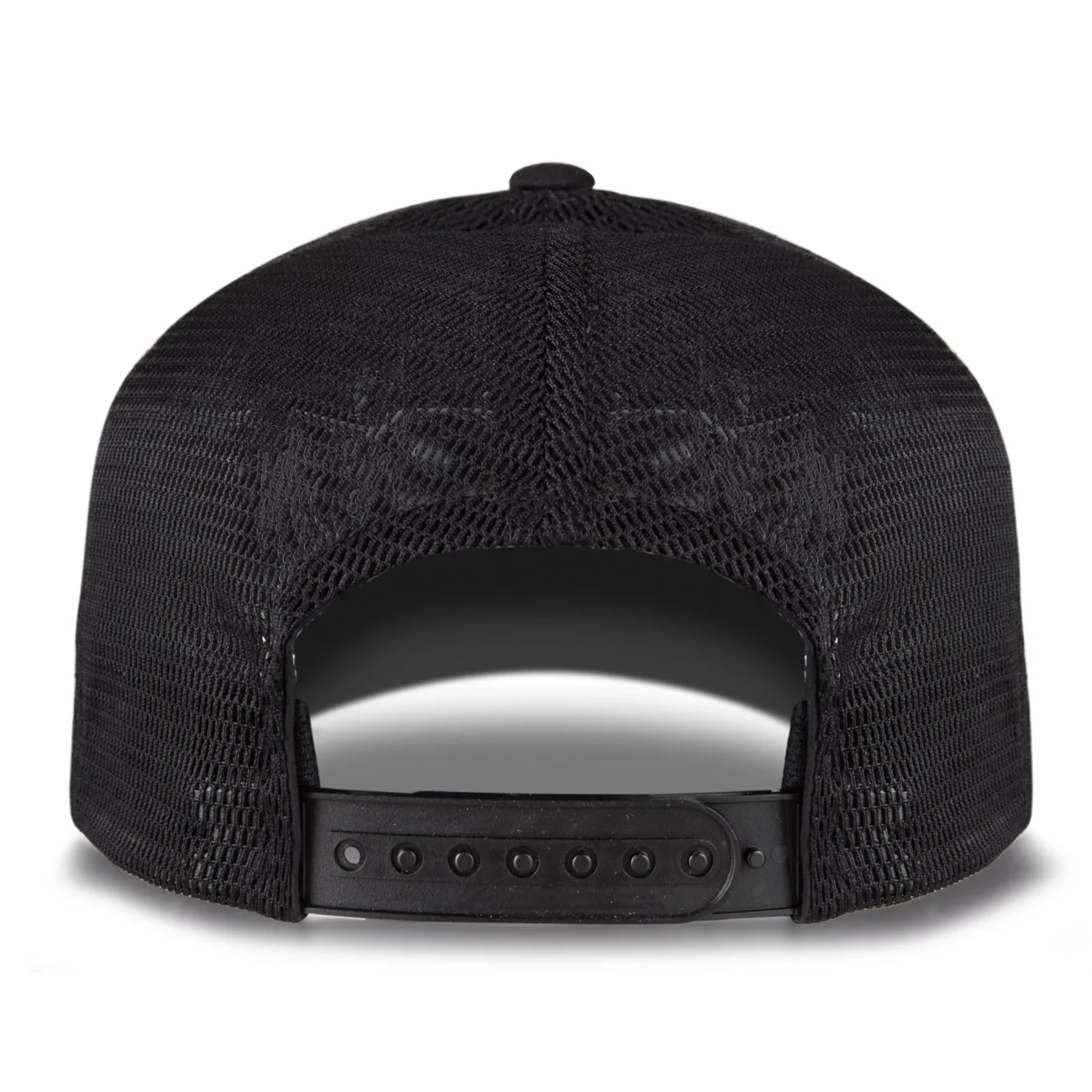 Adult Unisex 6-Panel Snapback Pro Hat - Black - Image 3